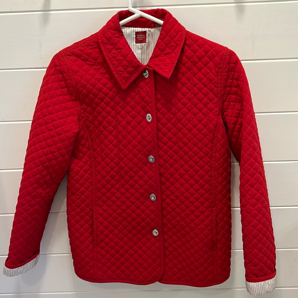 Red Quilted Jacket PS